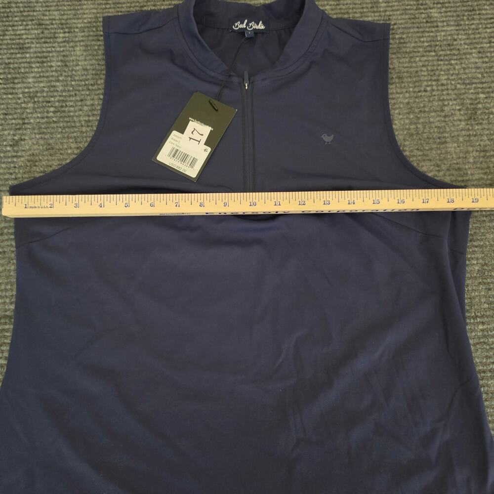 Bad Birdie Women's Large Dark Navy "Blade SL" Sleeveless Golf Top NWT - Picture 6 of 9